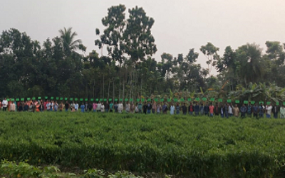 Leadership team’s visit to the Guntur Field Crop Tour boosts morale